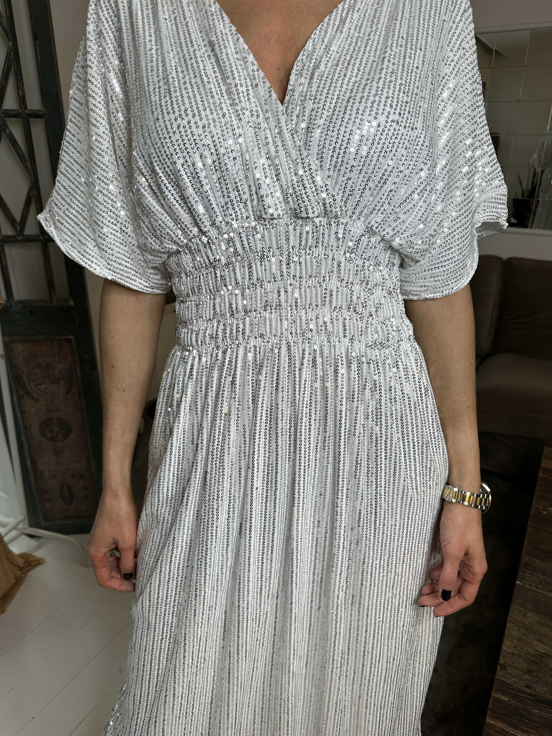 Stilla | Elegante Paillettenkjole Lang
