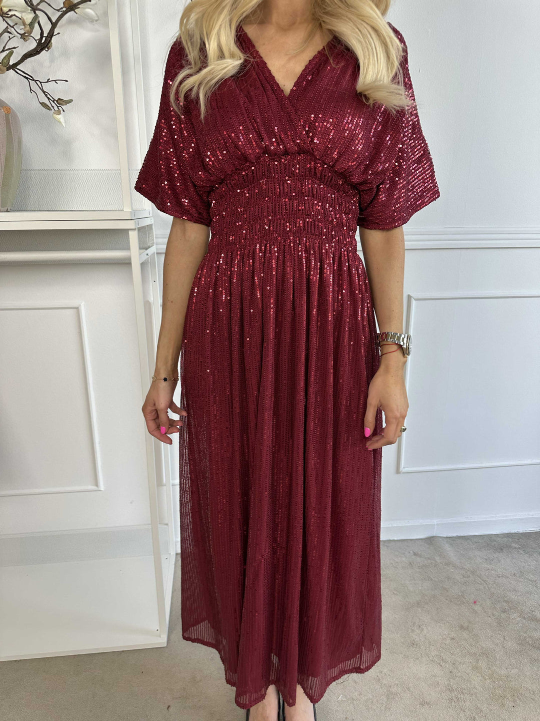 Stilla | Elegante Paillettenkjole Lang