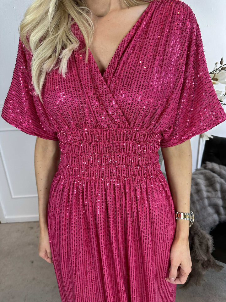 Stilla | Elegante Paillettenkjole Lang