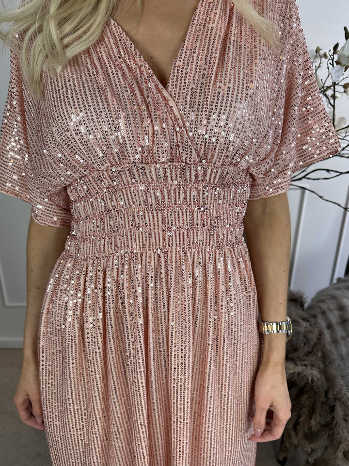 Stilla | Elegante Paillettenkjole Lang