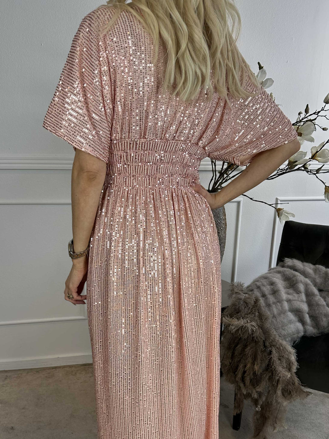 Stilla | Elegante Paillettenkjole Lang