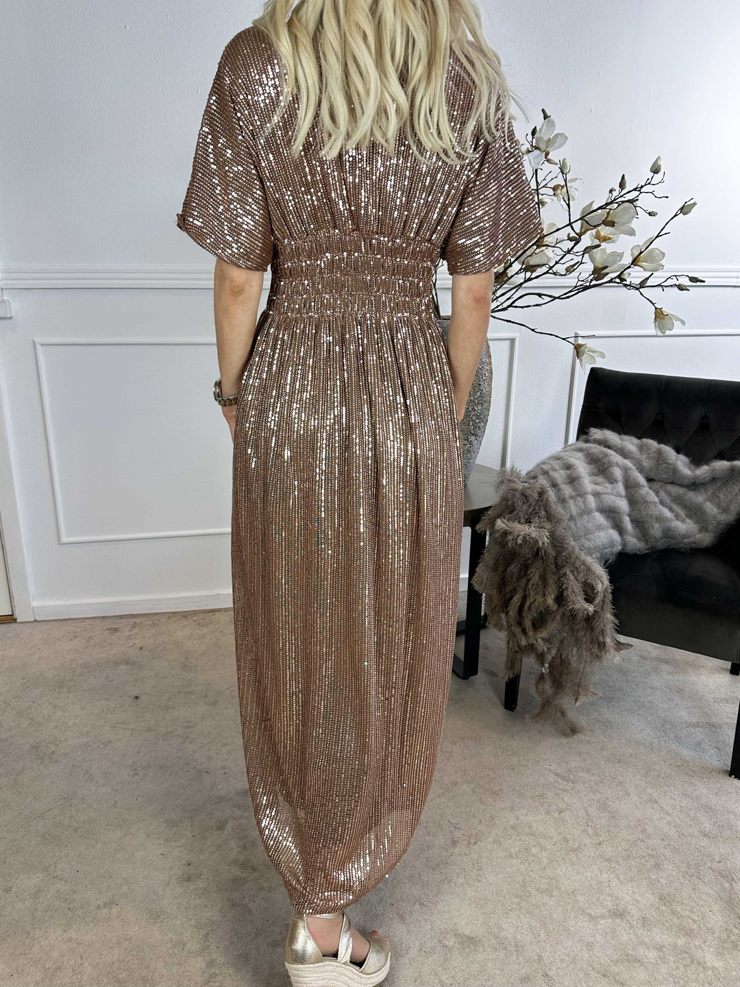 Stilla | Elegante Paillettenkjole Lang