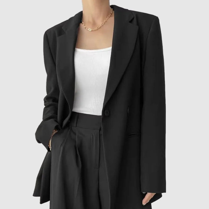 Stilla | Tidløs Blazer Med Faldende Revers