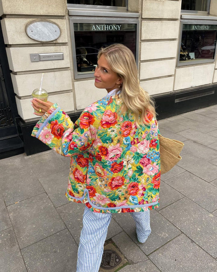 Stilla | Parkajakke Med Blomsterprint til Kvinder Miranda