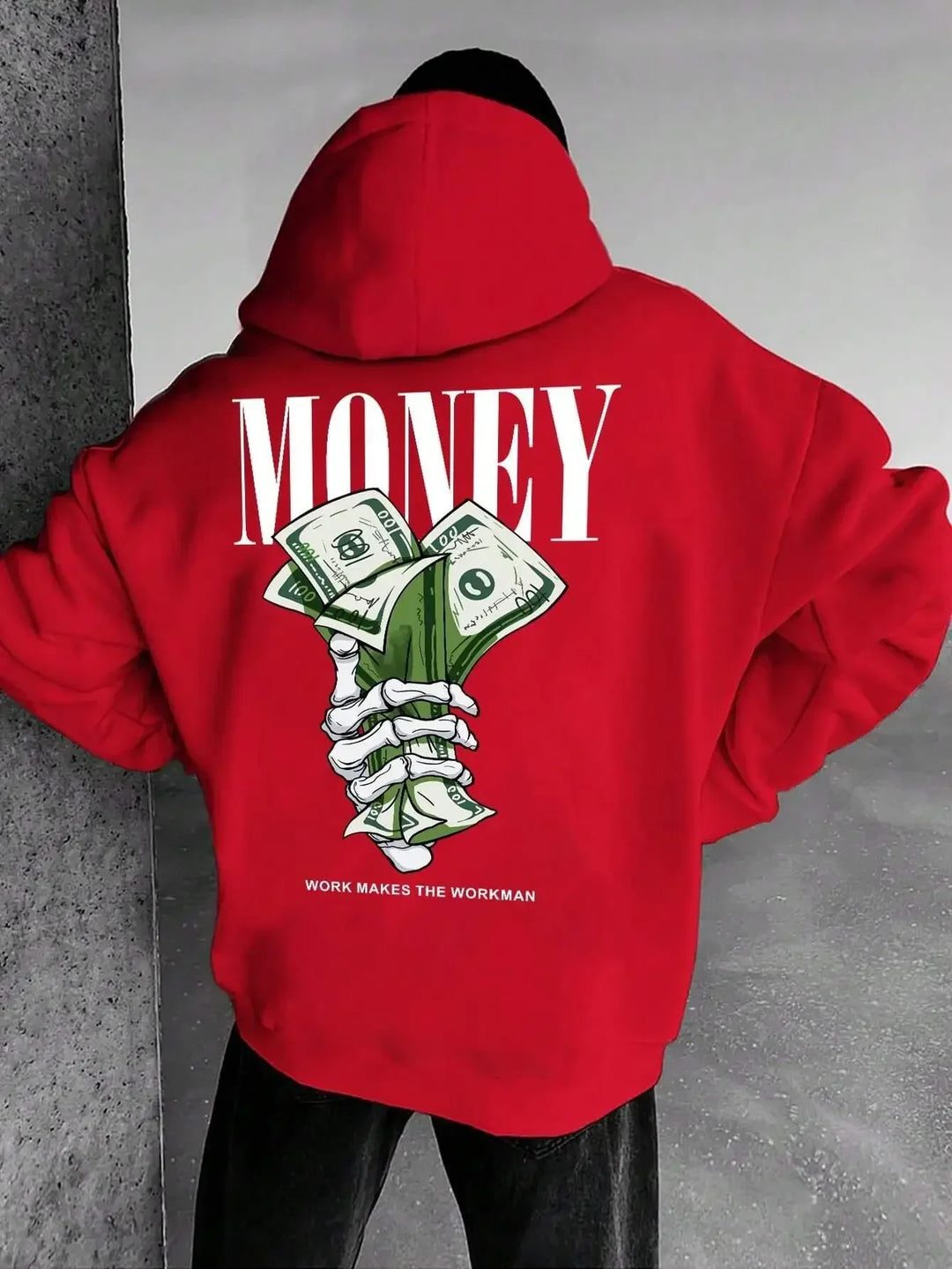 Stilla | Hoodie med Street Money Tryk
