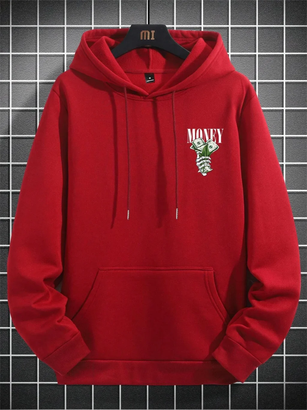 Stilla | Hoodie med Street Money Tryk