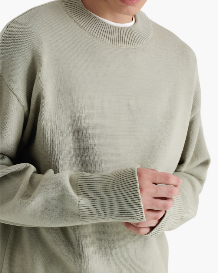 Stilla | Herreshirt Lavet Af Uld med Høj Hals
