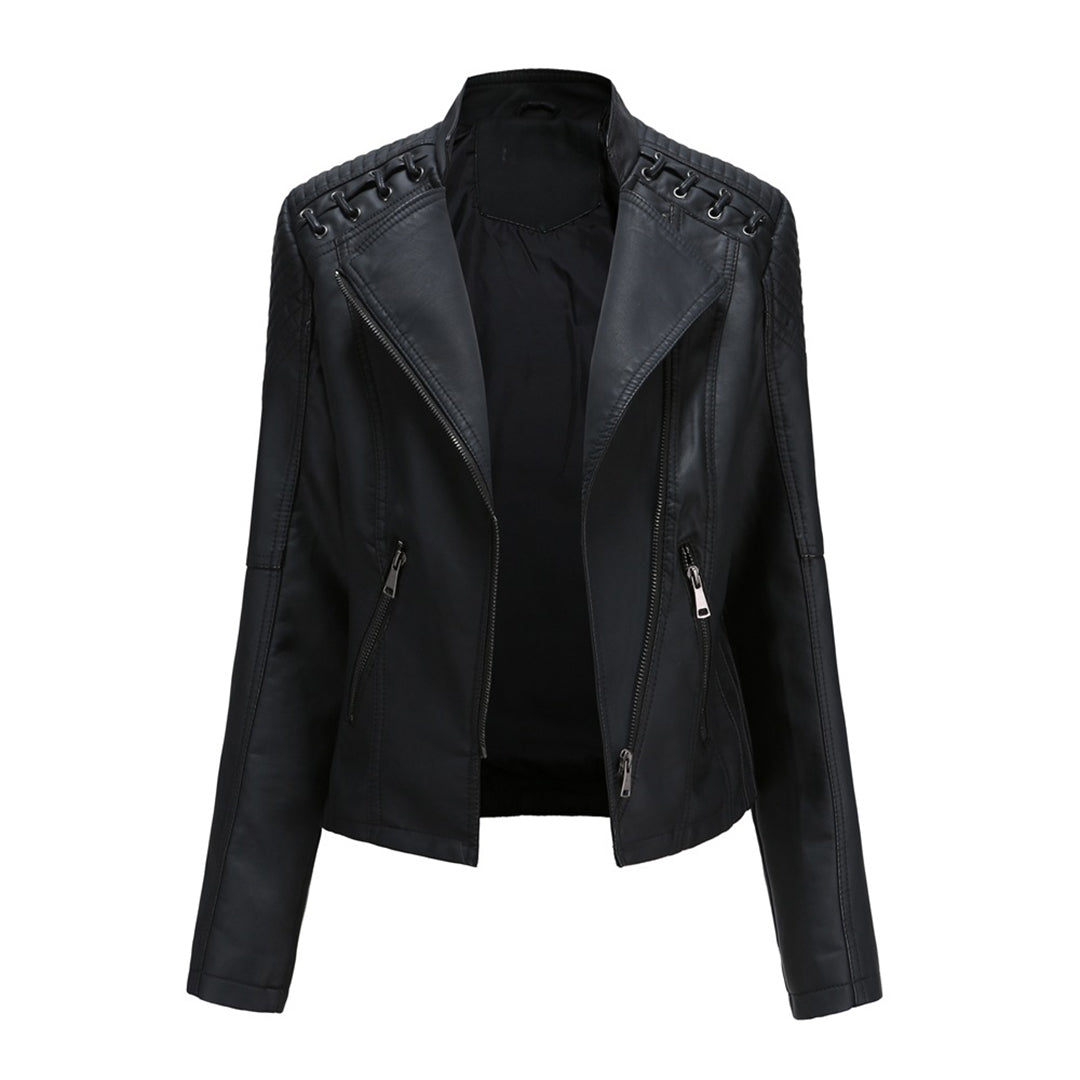 Stilla | Elegant Læderjakke Der Sikrer Tidløs Elegance