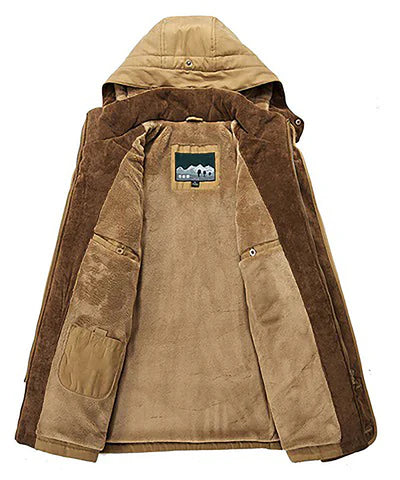 Stilla | Herre vinterjakke – parka-stil med hætte