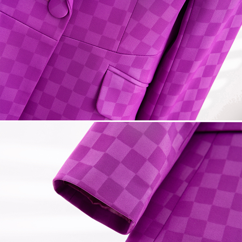 Stilla | Elegant Tjekket Blazer