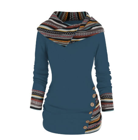 Stilla | Dame-sweatshirt i Slim Fit med Komfortabel Hætte