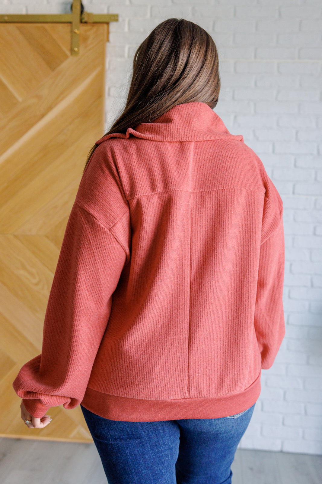 Stilla | Quiet the Impression Pull med halv lynlås rust