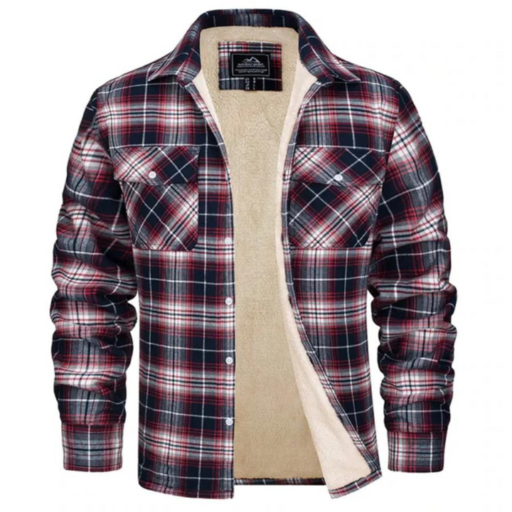 Stilla | Herre Sherpa-Foret Flannel Skjortejakke