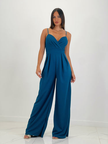 Stilla | Crepe Overall Med Indsnit