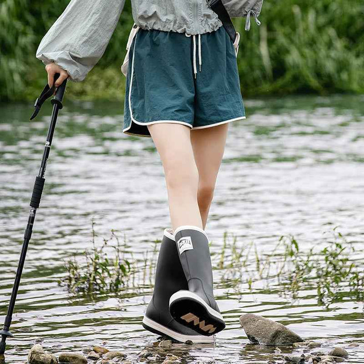 Stilla | Støvler Damer - Vandtætte Udendørs Gummistøvler med Skridsikker Såle