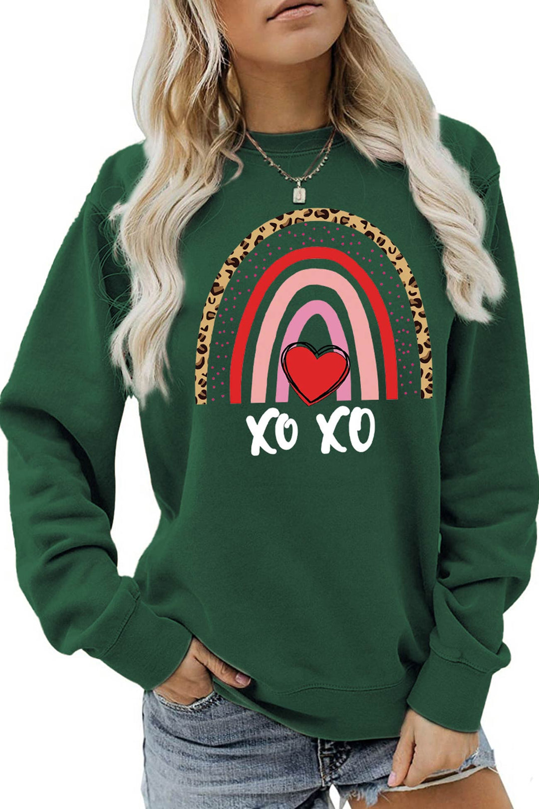 Stilla | Sweatshirt med regnbuemotiv