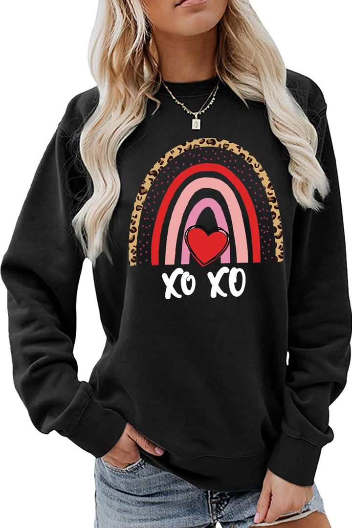 Stilla | Sweatshirt med regnbuemotiv