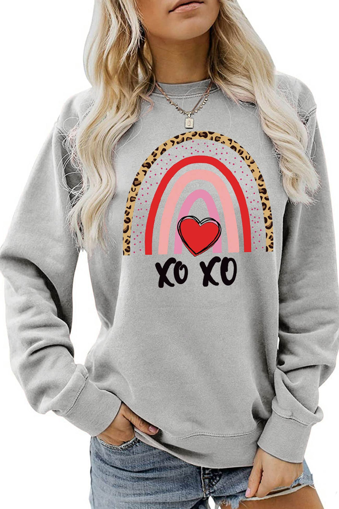 Stilla | Sweatshirt med regnbuemotiv
