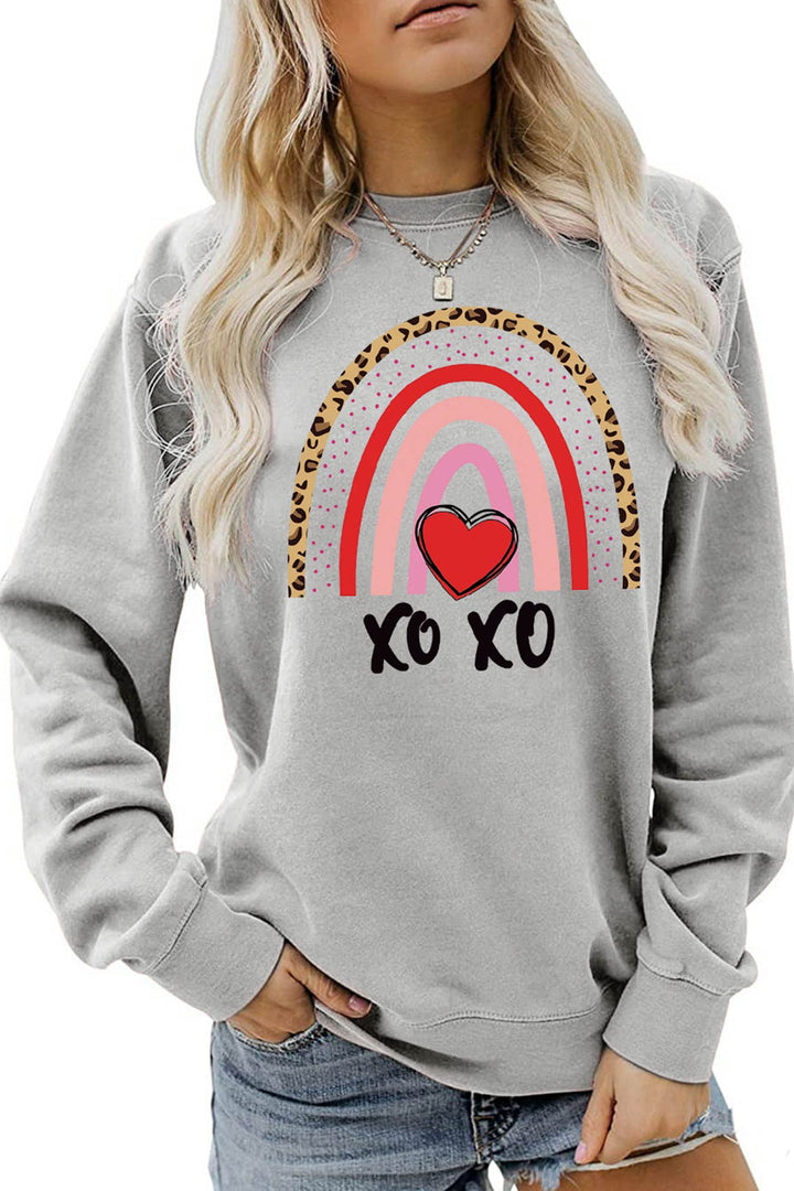 Stilla | Sweatshirt med regnbuemotiv