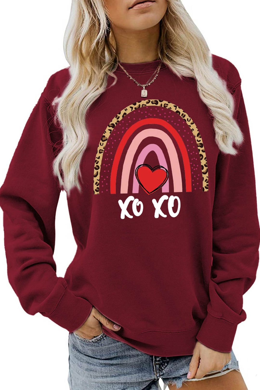 Stilla | Sweatshirt med regnbuemotiv