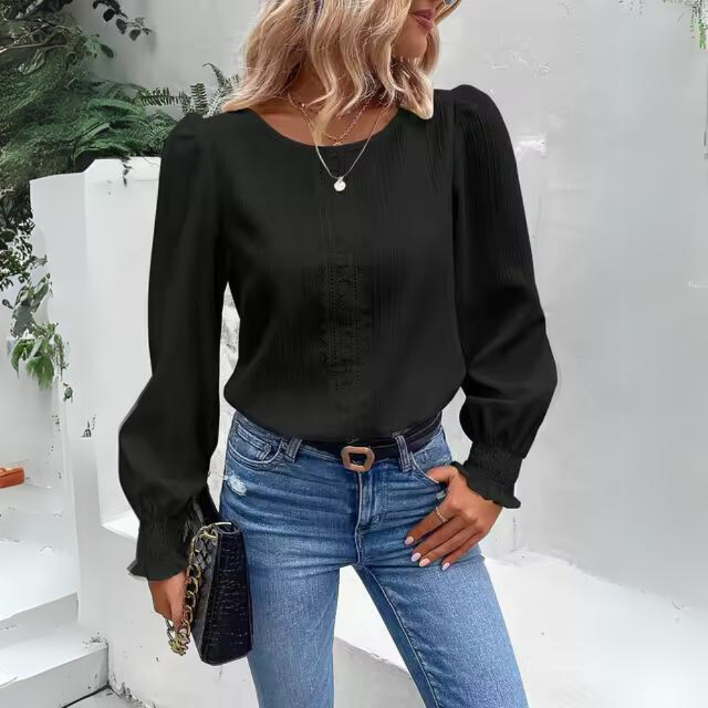 Stilla | Casual Bluse Med Ærmer