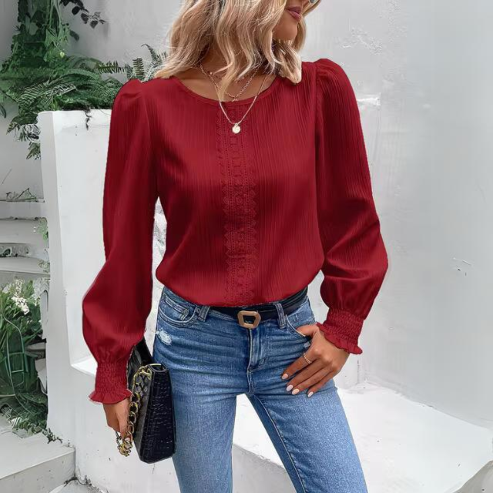 Stilla | Casual Bluse Med Ærmer
