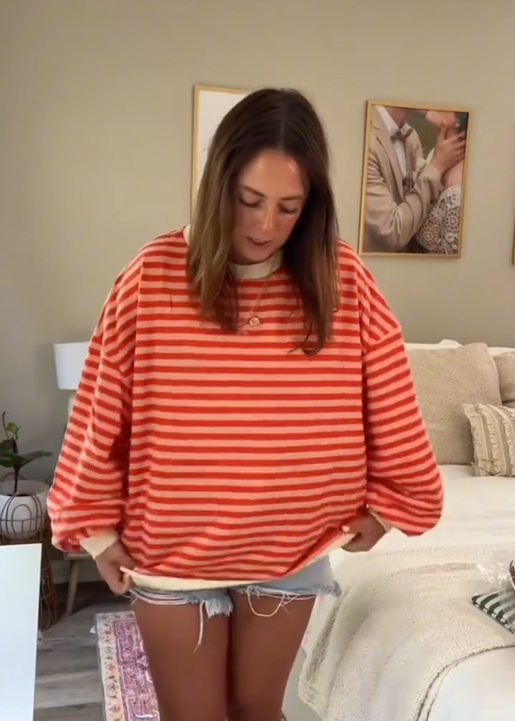 Stilla | Behagelig Sweatshirt Med Lange Ærmer Til Store Kvinder
