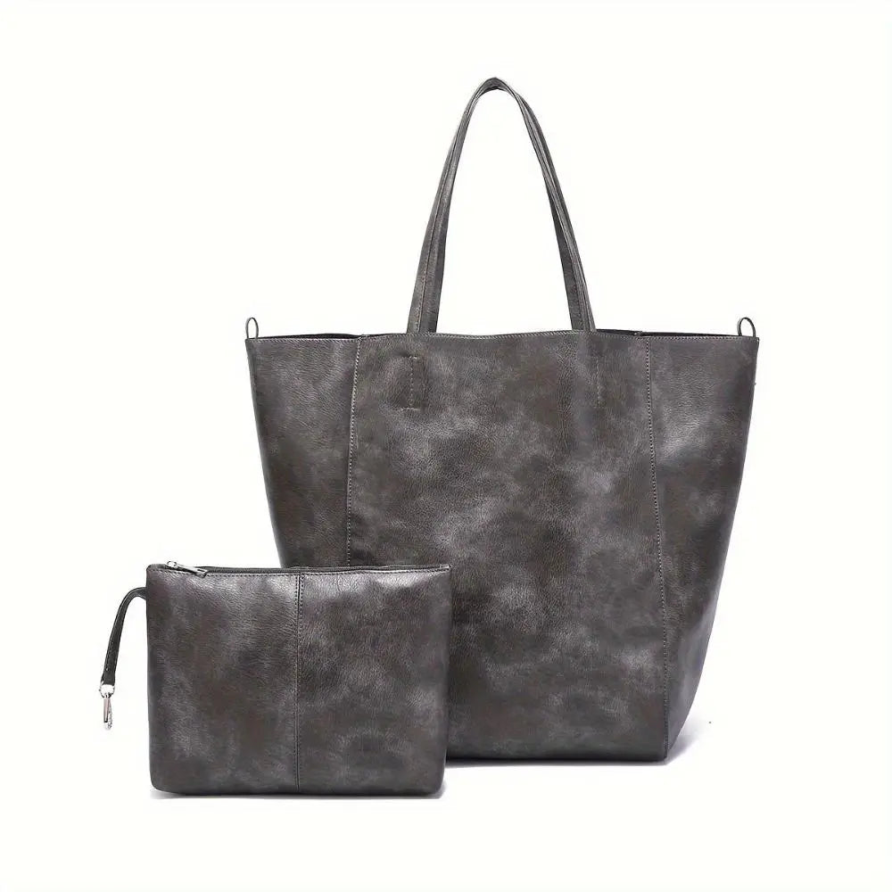 Stilla | Retro Softness Stor Kapacitet Tote Taske