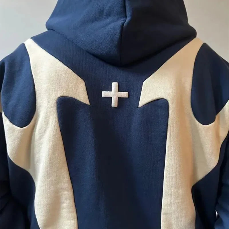 Stilla | Zip Hoodie med Dæmonmotiv