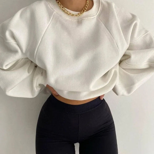 Stilla | Læder og trendy sweatshirt med stil