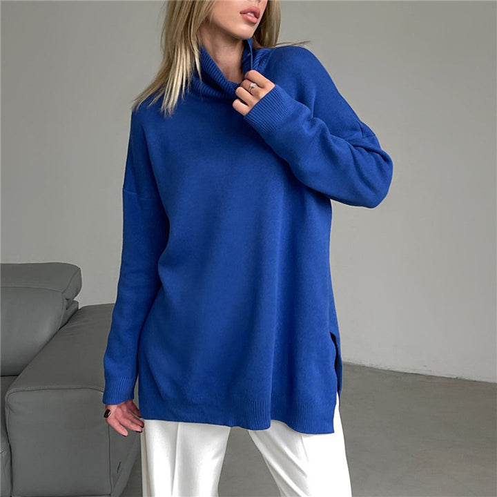Stilla | Højkravepullover med Lange Ærmer