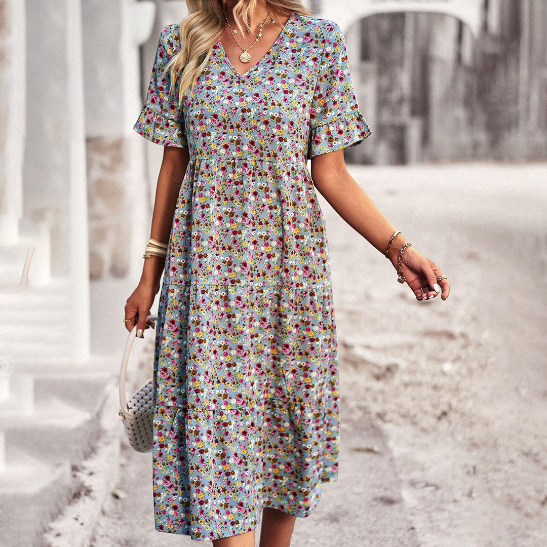 Stilla | Blomstret Sommerkjole Damer