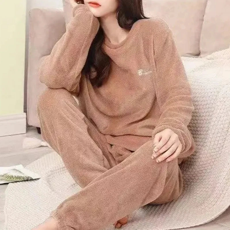 Stilla | 2-delt fleece pyjamasæt