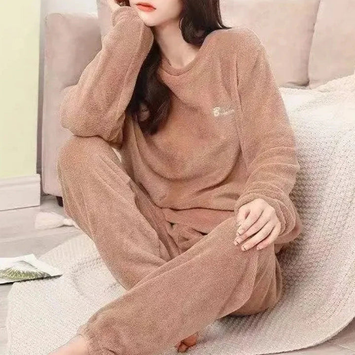 Stilla | 2-delt fleece pyjamasæt