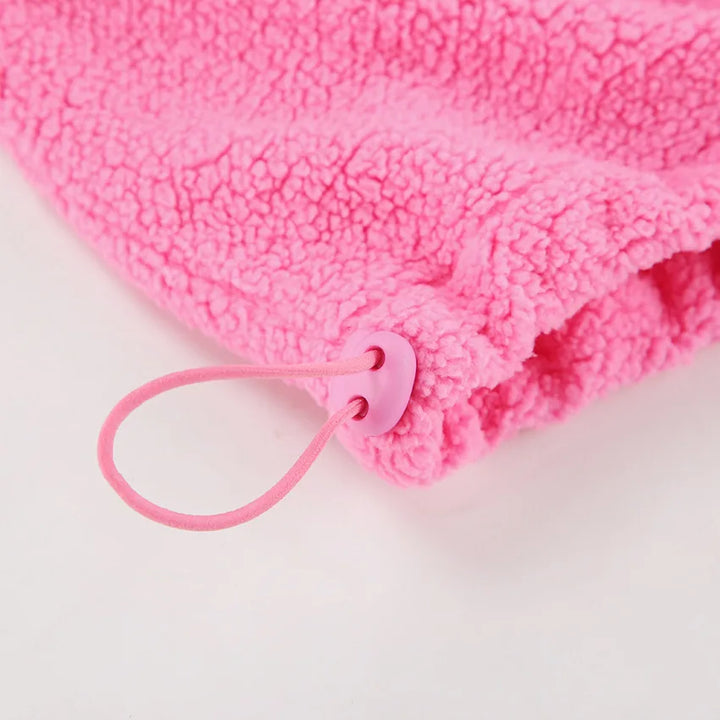 Stilla | Pink Trøje Lavet Af Strikket Lammefleece
