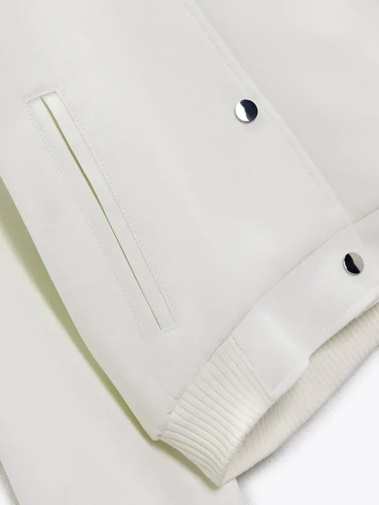 Stilla | Bomber med trykte metalknapper