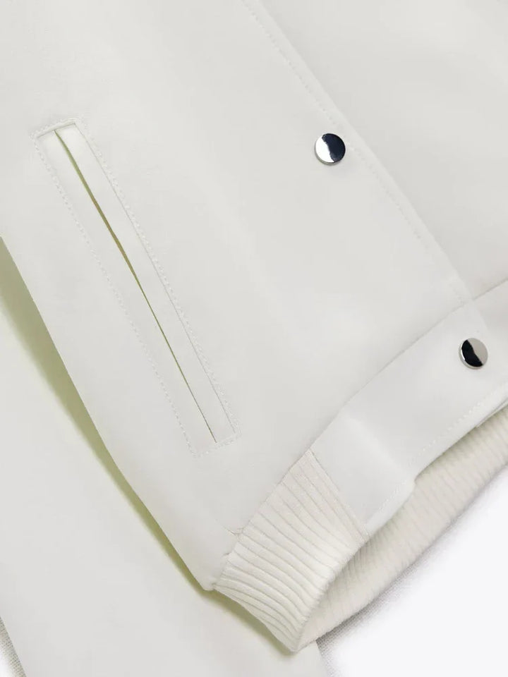 Stilla | Bomber med trykte metalknapper