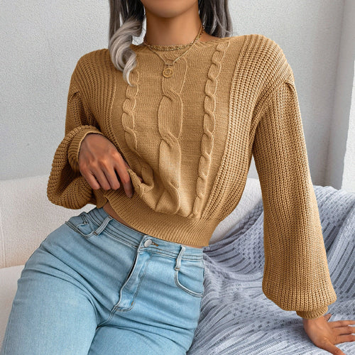 Stilla | Top Med Flettet Spids Og Blød Beige Farve