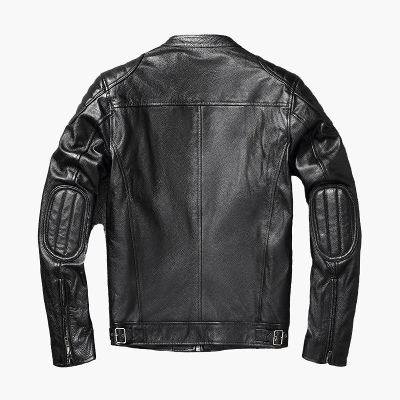 Stilla | Bikerjakke I Klasisk Moto-Stil - Slim Fit Mode Overgangsjakke til Fritid og Hverdag