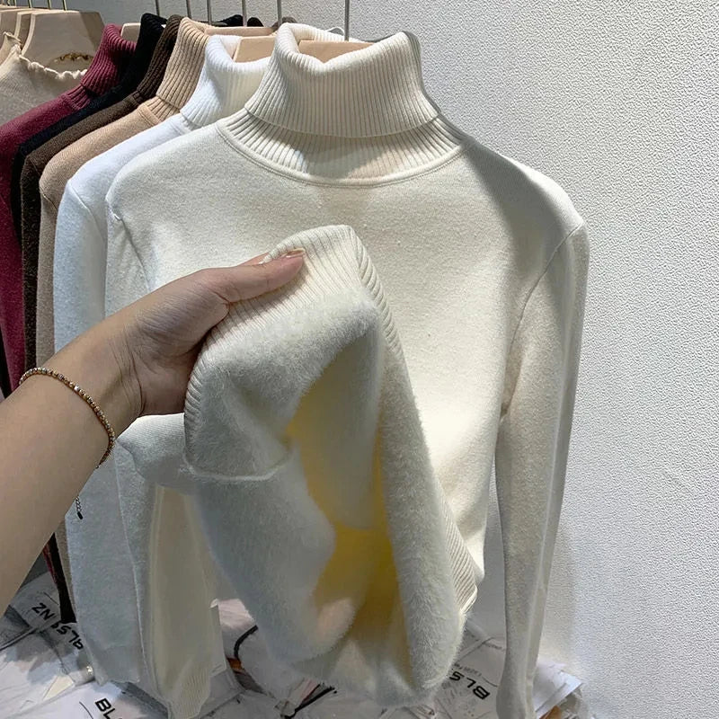 Stilla | Pullover med Rullekrave og Blødt Foder