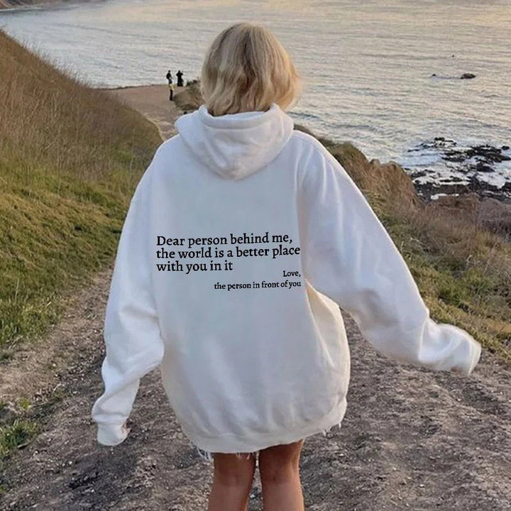 Stilla | Angel Kær Person Bag Mig Unisex Hoodie [sidste Dag Rabat]