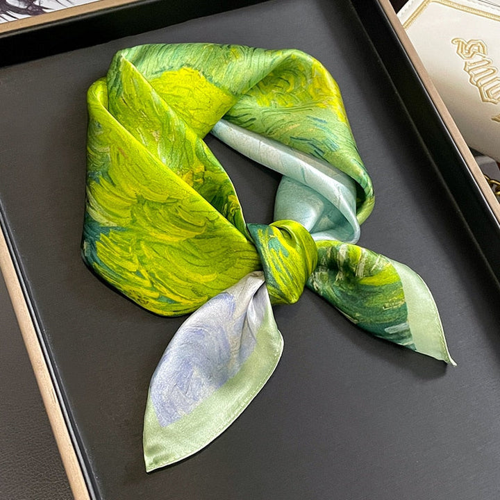 Stilla | 100% Kunstnerisk Silke Square