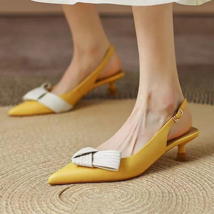 Stilla | Slingback Pumps Med Spids Tåhætte