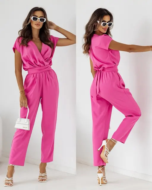 Stilla | Elegant V-udskæring Overall