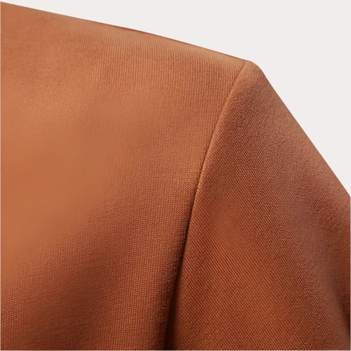 Stilla | Stilig Sweater til Herrer med Ståkrave Og Striber