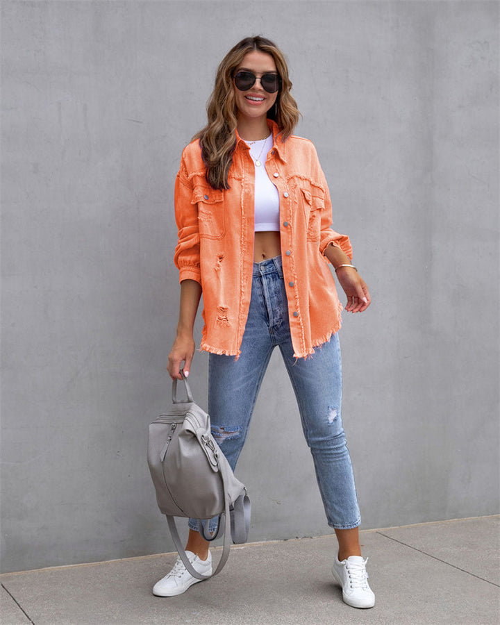 Stilla | Denim Jeansjakke Elegant
