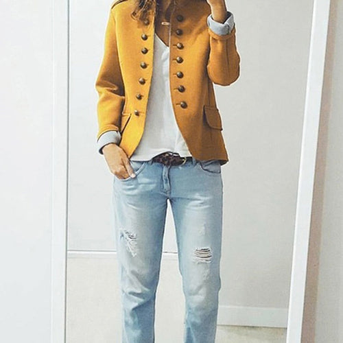 Stilla | Blazer med lange ærmer og moderne knapper til et klart og trendy look
