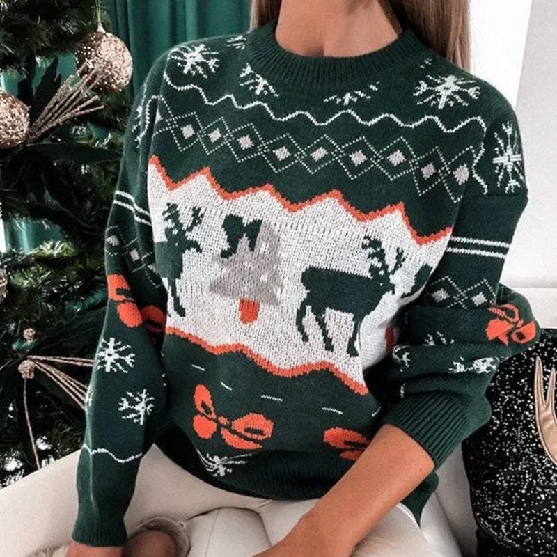 Stilla | Elegant Streetwear Julepullover Til Damer