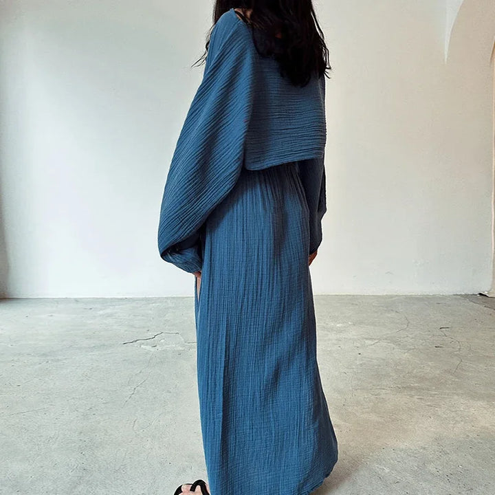 Stilla | Elegant To-delt Outfit Med Høj Slids