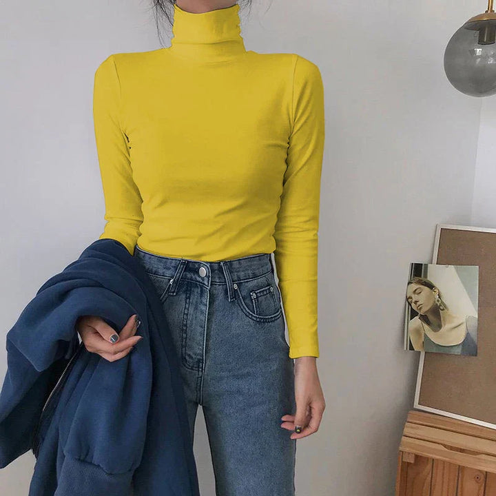Stilla | Rullekrave sweater Durk til damer
